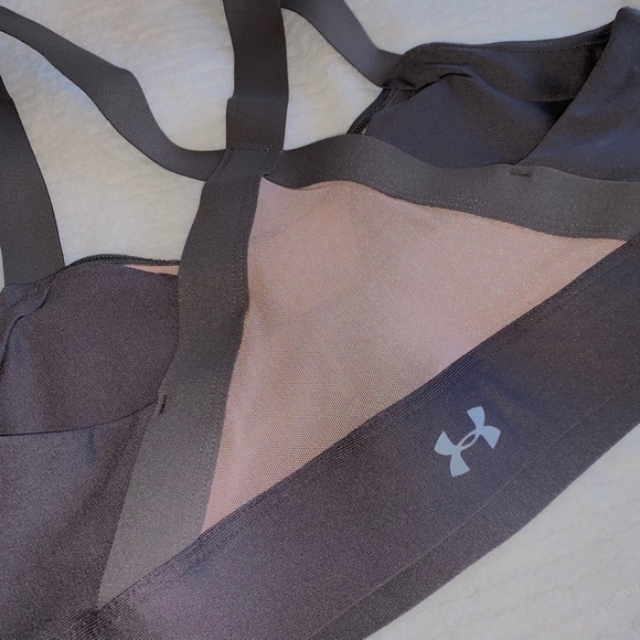 Under Armour 7.1 Sport Bralette - Charcoal - Picture 6 of 8